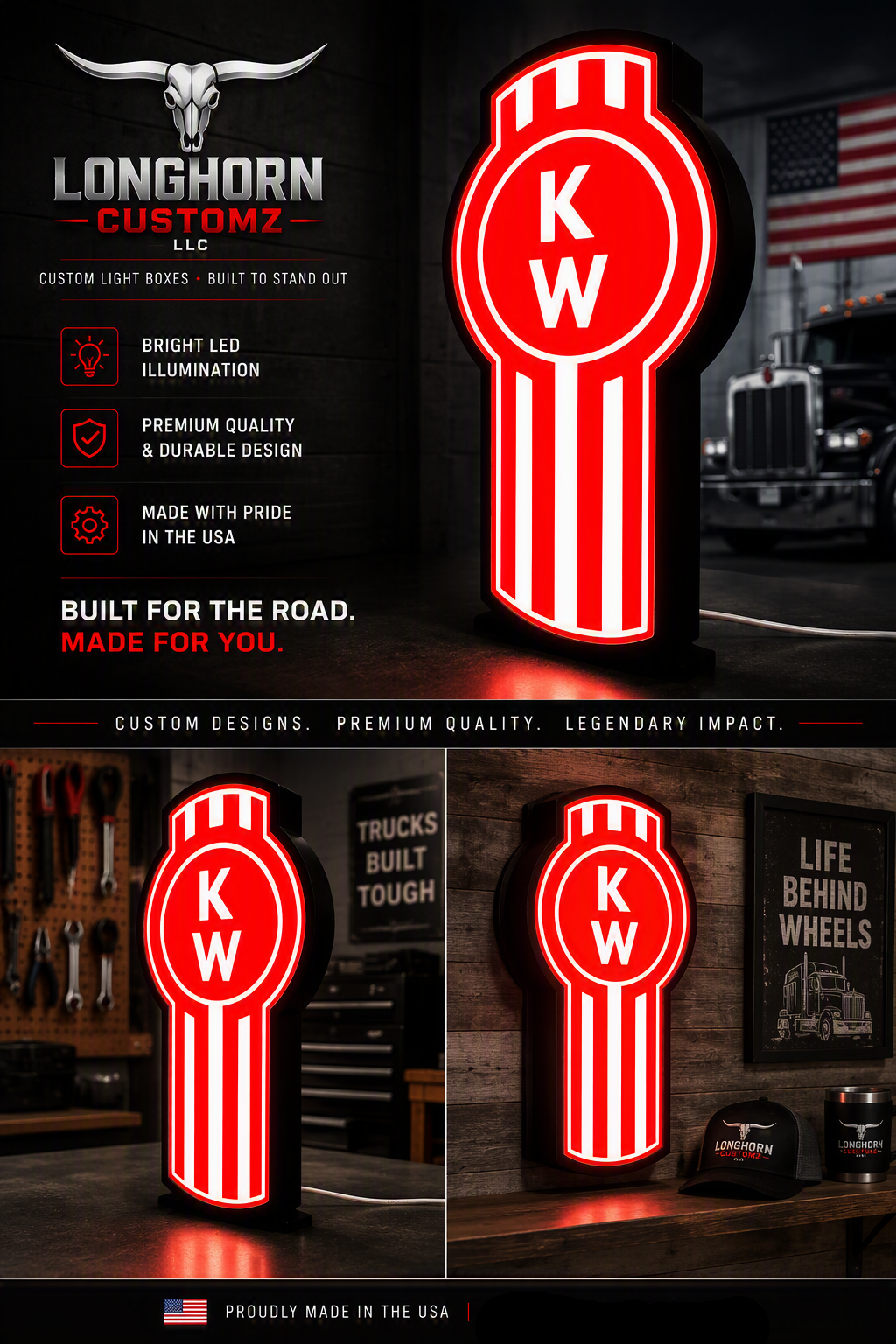 Kenworth Desktop Light Box