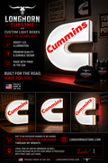 Cummins Wall Mounted Logo / Desktop