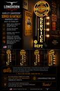 HARLEY-DAVIDSON ~ Service Marquee Light
