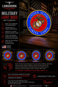 UNITED STATES MARINE CORPS ~ Round Lightbox