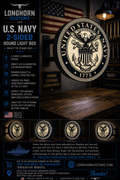 US Navy Anchor Emblem Light Box