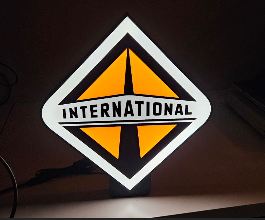 Custom International Trucks Inspired Light Box