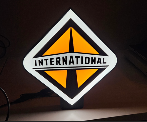 Custom International Trucks Inspired Light Box