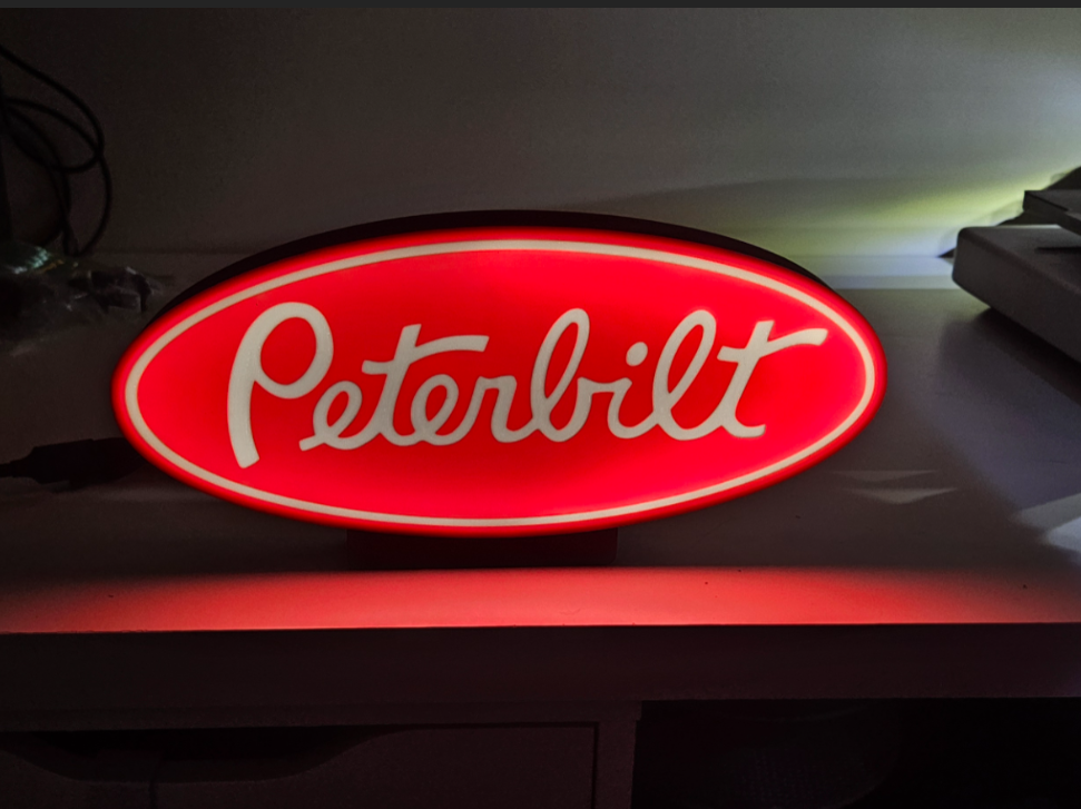 Custom Peterbilt Inspired Light Box