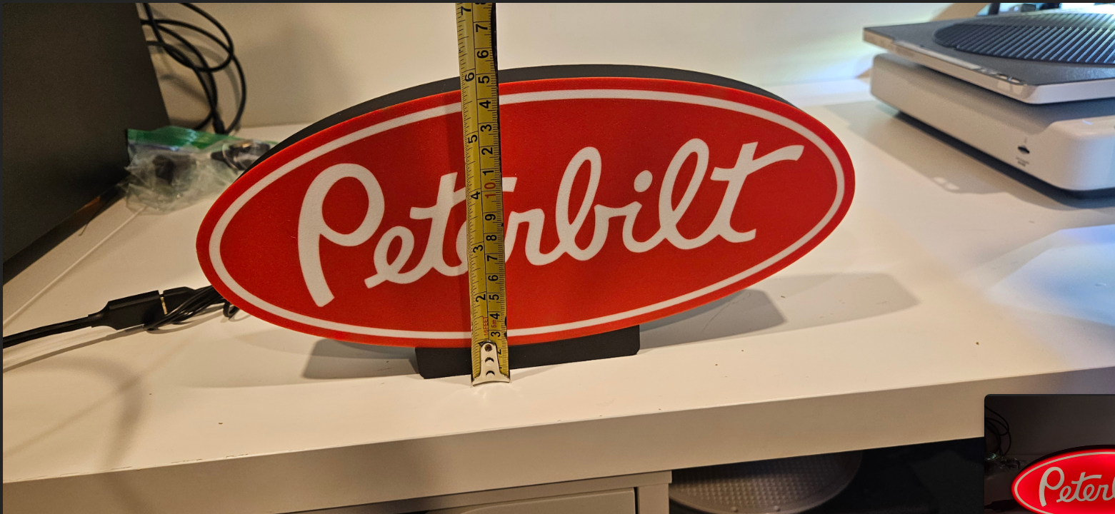 Custom Peterbilt Inspired Light Box