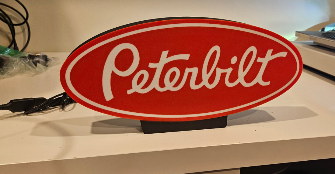 Custom Peterbilt Inspired Light Box