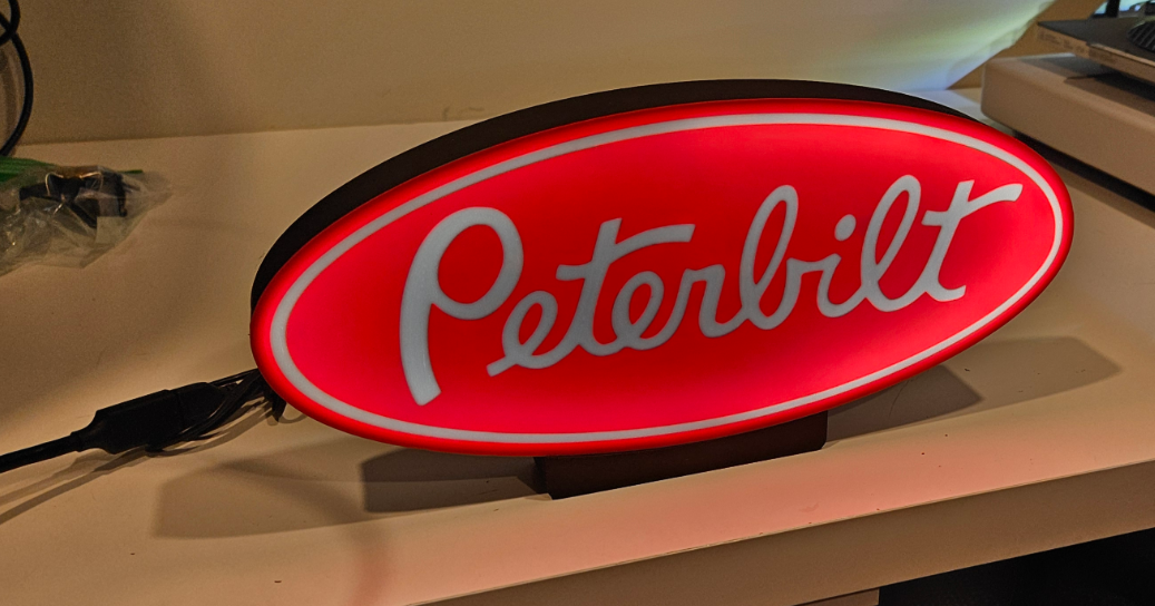 Custom Peterbilt Inspired Light Box