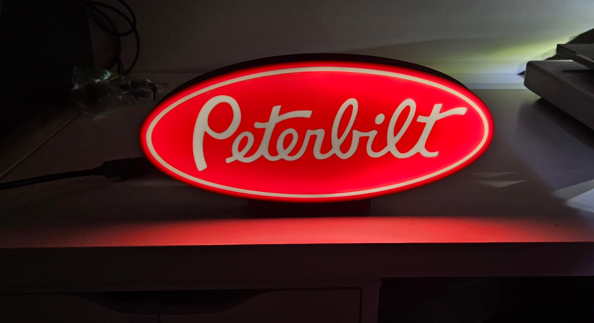 Custom Peterbilt Inspired Light Box