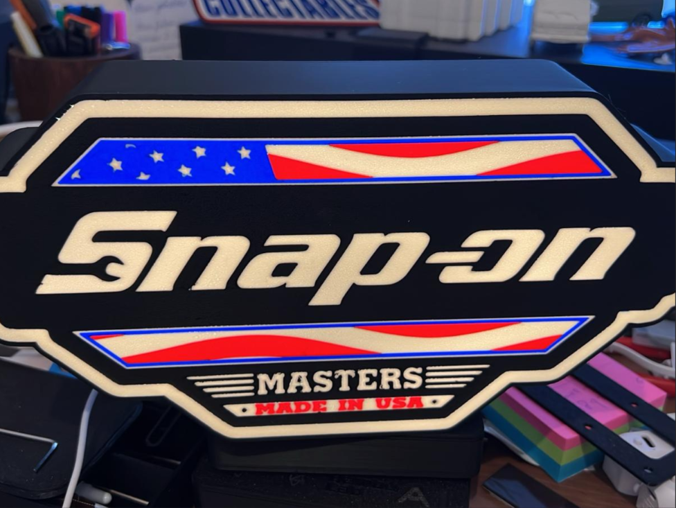 Custom Snap-on Inspired Light Box