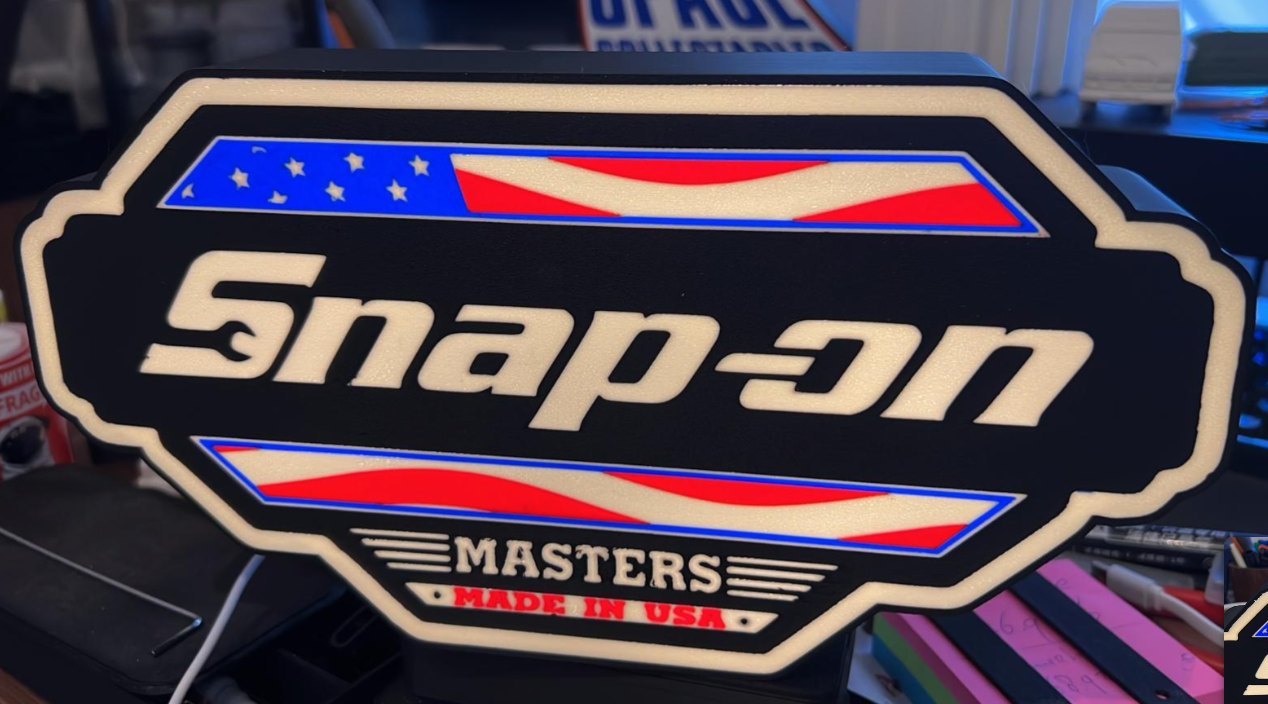 Custom Snap-on Inspired Light Box