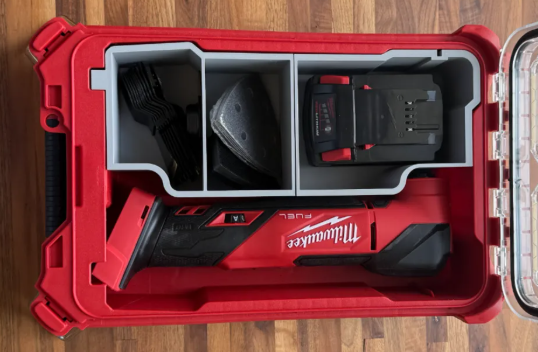 Milwaukee Packout M18 Oscillating Multi-Tool Organizer (3D Printed)