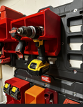Two Drill Station for Milwaukee Packout Mounting Plate