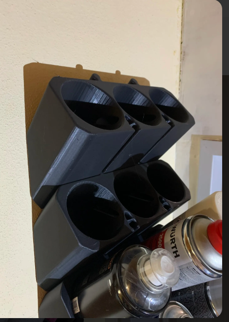 modular spray can 71mm wall holder